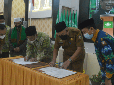 NU dan Pemkot Makassar Teken MoU Penguatan Iman