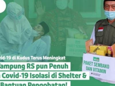 LAZISNU Jateng Galang Dana Bantu Pasien Covid-19 di Kudus