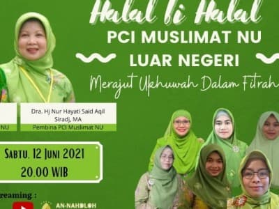 Halal Bilhalal Muslimat NU Sedunia Diisi Laporan Kinerja dan Cerita Hari Raya