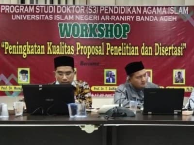 UIN Ar-Raniry Banda Aceh Gelar Penulisan Proposal Penelitian dan Disertasi