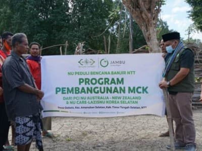Bantuan MCK LAZISNU di NTT juga Sentuh Non-Muslim