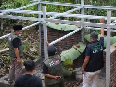 Bangun Hunian Tetap, LAZISNU Realisasikan Program Pemulihan Pascagempa Sulbar