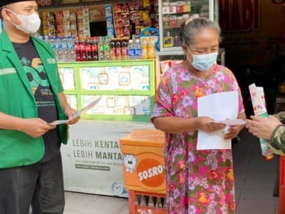 Ansor Tegal: Pedagang Kecil Terdampak PPKM Darurat Perlu Uluran Kita 