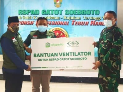 NU Care Salurkan Ventilator Oksigen ke RSPAD Gatot Soebroto