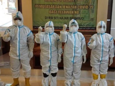 NU Jatim Bentuk Tim Relawan Pemulasaraan Jenazah Covid-19