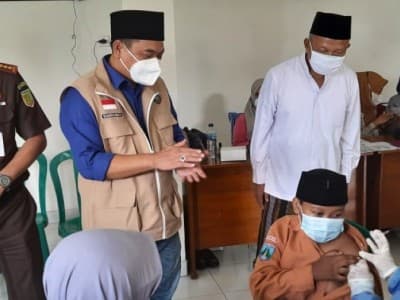 Ratusan Santri Darul Ulum Kepuhdoko Jombang Ikuti Vaksinasi Covid-19