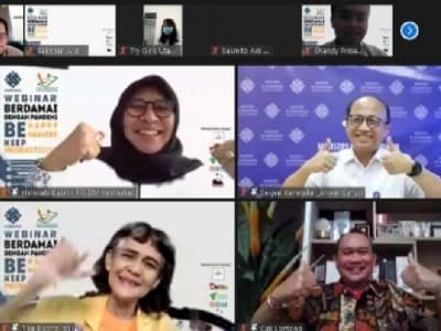 Cegah Efek Negatif Bekerja Secara Online, Kemnaker Gelar Webinar Berdamai dengan Pandemi
