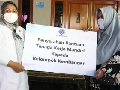 2 Tahun Menderita, PKL di Jakarta Dapat Bantuan TKM Kemnaker