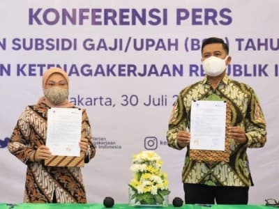 Terima Data Peserta Bantuan Subsidi Gaji Pekerja, Menaker: Gunakan Bantuan Ini Sebaik Mungkin!