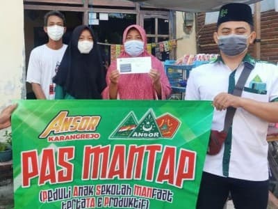 PAS MANTAP Ansor Ranting Karangrejo Banyuwangi Cegah Siswa Putus Sekolah