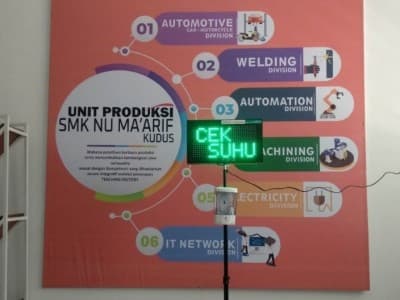 Ciptakan Alat Pengukur Suhu, SMK NU Ma’arif Kudus Terima Banyak Pesanan