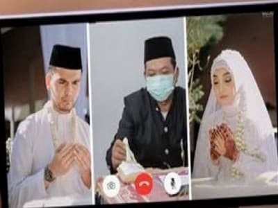 Marriage contract law via video call due to pandemic
