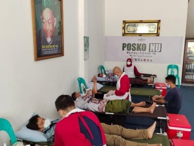 Jelang Konfercab, PCNU Kota Pontianak Giatkan Donor Darah
