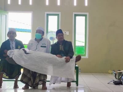 Diklat Pemulasaraan Jenazah NU Mimika Papua Disambut Antusias Warga