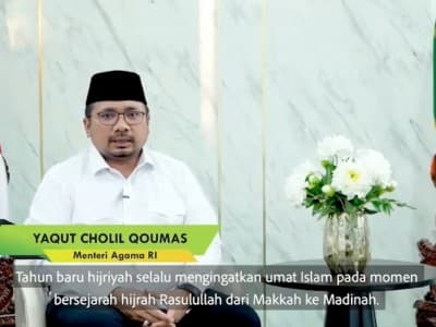 Menag Yaqut: Spirit Hijrah di Era Pandemi, Disiplin Prokes 5M+1D