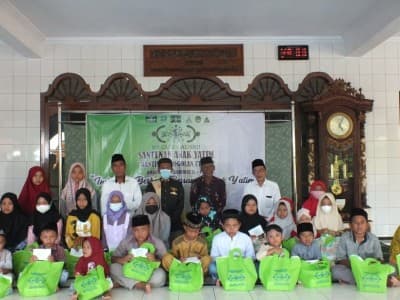 Santuni Anak Yatim, NU Care Grogolan Pati Gunakan 'Koin NU'