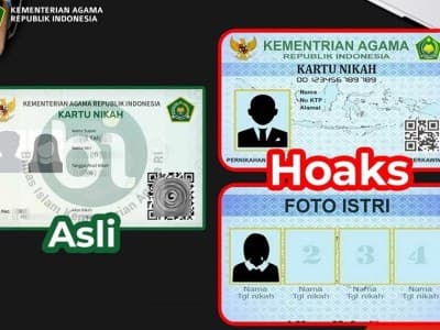 Hoaks Kolom Istri Ada 4, Begini Penampakan Kartu Nikah Digital Resmi Kemenag