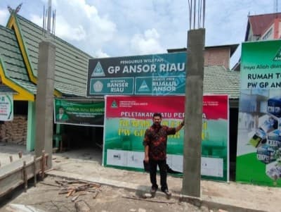 Wujudkan Rumah Toleransi GP Ansor Riau, Kapolda dan Paguyuban Masyarakat Sumbang 1 M