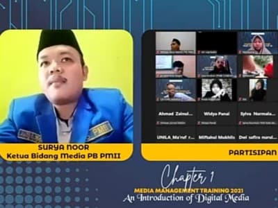 PB PMII Rutin Latih Manajemen Media Pengurus Semua Tingkatan