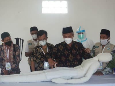 PCNU, MUI, dan Dinkes Badung Gelar Pelatihan Pemulasaran Jenazah Covid-19