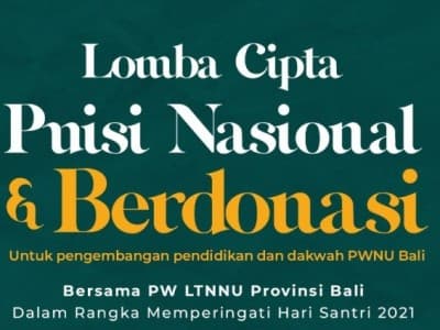Perluasan Gedung, PWNU Bali Galang Bantuan lewat Lomba Cipta Puisi