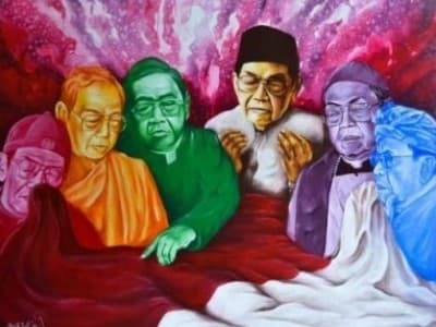 Catatan Hairus Salim atas Buku 'Menatap Lukisan Gus Dur'