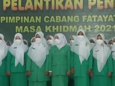 Resmi Dilantik, Fatayat NU Babat Siap Hadapi Tantangan Berorganisasi
