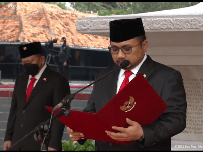 Doa Puitis Menag Yaqut di Hari Kesaktian Pancasila