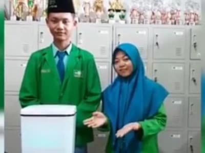 Pelajar MA Ma’arif NU di Pringsewu Temukan Alat Sterilisasi Otomatis Ultraviolet
