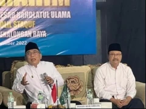 Ketum PBNU Silaturahim Sosialisasikan Persiapaan Harlah 1 Abad NU di Pekalongan Raya