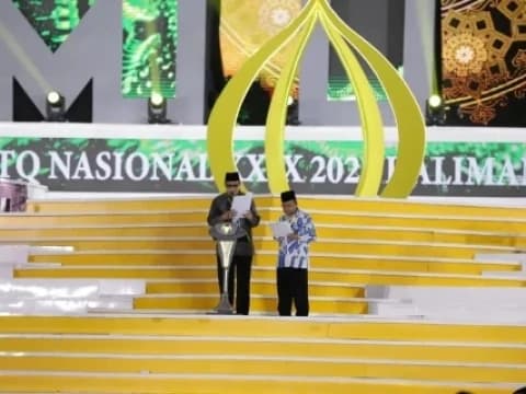 Ini Daftar Juara MTQ Nasional XXIX Tahun 2022