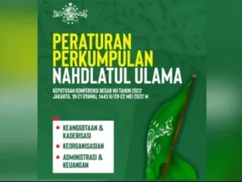 Syarat Menjadi Pengurus NU Berdasarkan Perkum