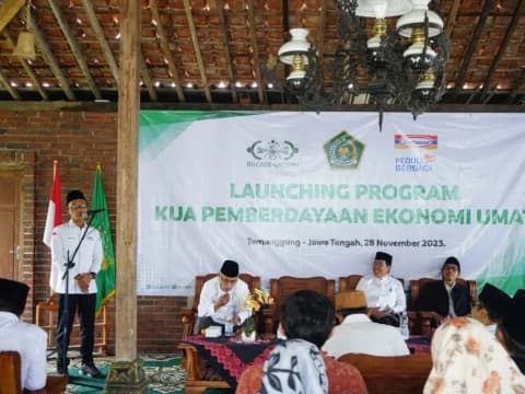 NU Care-LAZISNU dan Kemenag Luncurkan Program KUA Pemberdayaan Ekonomi Umat