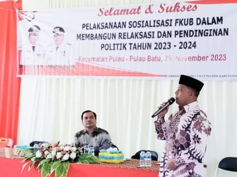 Kutip Gus Mus, Ketua PCNU Nias Selatan Jelaskan Pentingnya Moderasi Beragama 