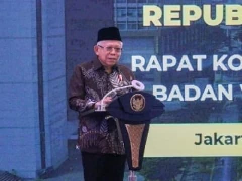 Wapres Ungkap 3 Langkah Strategis Kembangkan Wakaf Lebih Produktif