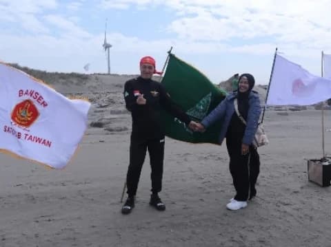 Warga Taiwan Ikuti Diklatsar GP Ansor Guanyin