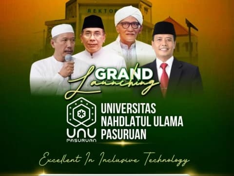 Ketum PBNU Resmikan UNU Pasuruan Siang Ini