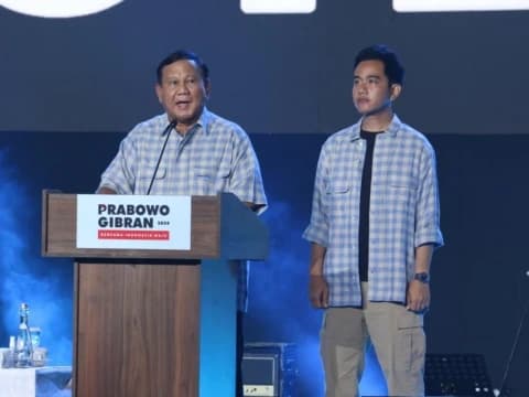 Prabowo Sambut Hasil Hitung Cepat Berjanji Rangkul Seluruh Lapisan Masyarakat