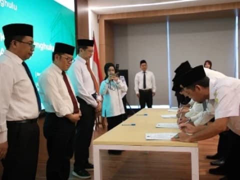 Penghulu Jadi Wajah Kemenag, Itjen Tingkatkan Profesionalisme dengan Pakta Integritas