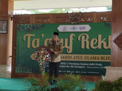 Ta'aruf Rektor Baru, Prof Mukri Komitmen Bawa UNU Blitar Jadi Role Model