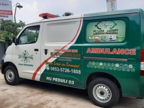 Dengan Uang Koin, LAZISNU Pringsewu Beli Unit Ambulans Baru yang Ketiga