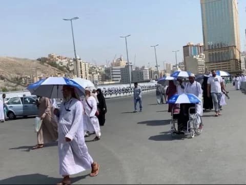 Kerajaan Saudi Imbau Jamaah Haji Shalat di Hotel, Hindari Cuaca Ekstrem