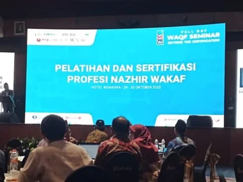 Milad Pertama, Badan Wakaf Indonesia Uji Kompetensi dan Sertifikasi 300 Nazhir