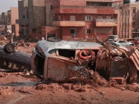 Libya Diterjang Banjir Bandang, 2.000 Orang Meninggal 