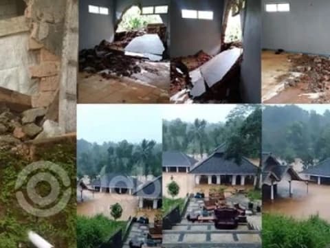 16 Pesantren Terdampak Banjir Bandang dan Tanah Longsor di Sukabumi