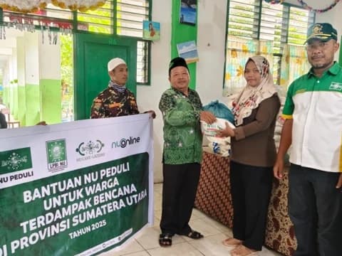 Relawan NU: Logistik Cukup, Akses dan Air Bersih Masih Jadi Kendala di Sibolga