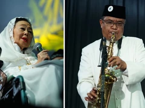 Nyai Sinta Nuriyah Senandungkan Al-I'tiraf Diiringi Alunan Saksofon Romo Katolik