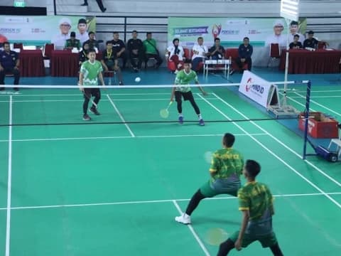 Owi-Butet hingga Hariyanto Arbi Ramaikan Pertandingan Eksibisi Bulu Tangkis Porseni NU