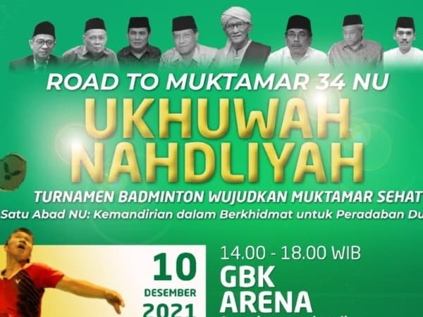 Semarakkan Muktamar Riang Gembira, Panitia Gelar Turnamen Bulutangkis