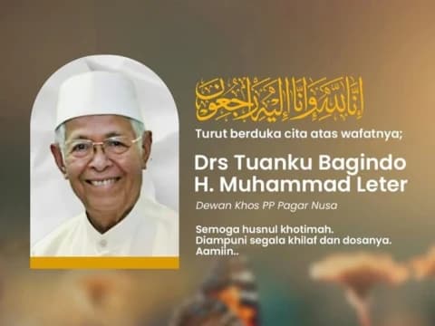 Innalillahi, Buya Bagindo Leter Ulama NU Minang Meninggal Dunia dalam Usia 91 Tahun